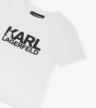 Load image into Gallery viewer, KARL LAGERFELD Boys White Cotton T-Shirt