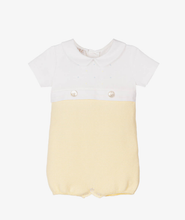 Load image into Gallery viewer, PAZ RODRIGUEZ Baby Boys Yellow Cotton Knit Shortie
