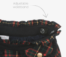 Load image into Gallery viewer, PATACHOU Girls Navy Blue Tartan Cotton Shorts Set