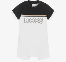 Load image into Gallery viewer, HUGO BOSS Baby Boys White Cotton Shortie