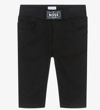 Load image into Gallery viewer, HUGO BOSS Boys Black Jersey Denim Jeans