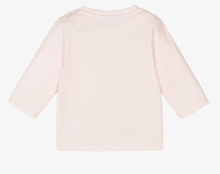 Load image into Gallery viewer, HUGO BOSS Girls Pink & Rose Gold Cotton Top
