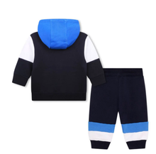 Load image into Gallery viewer, HUGO BOSS Baby Boys Blue & White Cotton Tracksuit