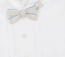 Load image into Gallery viewer, PATACHOU Baby Boys Ivory & Beige Linen Shortie