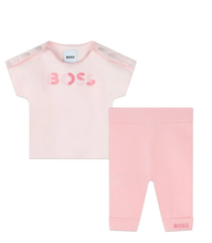 Load image into Gallery viewer, HUGO BOSS logo-print jersey leggings set