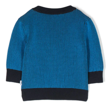 Load image into Gallery viewer, HUGO BOSS logo-print knitted jumper