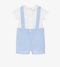 Load image into Gallery viewer, PATACHOU Baby Boys Blue & White Cotton Shortie