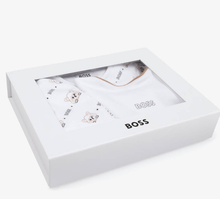 Load image into Gallery viewer, HUGO BOSS White Cotton Red Panda Babysuit Gift Set