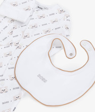 Load image into Gallery viewer, HUGO BOSS White Cotton Red Panda Babysuit Gift Set