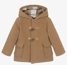 Load image into Gallery viewer, PATACHOU Boys Beige Hooded Duffle Coat