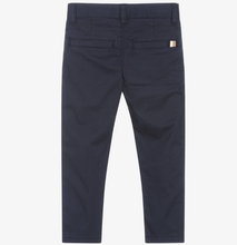 Load image into Gallery viewer, HUGO BOSS Boys Blue Cotton Chino Trousers