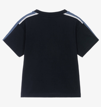 Load image into Gallery viewer, HUGO BOSS Boys Navy Blue Cotton T-Shirt