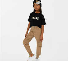 Load image into Gallery viewer, HUGO BOSS Girls Beige Milano Cargo Trousers