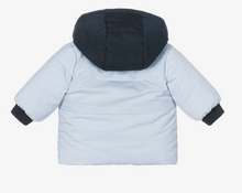 Load image into Gallery viewer, HUGO BOSS Baby Boys Blue Reversible Puffer Coat
