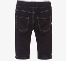 Load image into Gallery viewer, HUGO BOSS BABY Boys Navy Blue Regular Fit Trousers