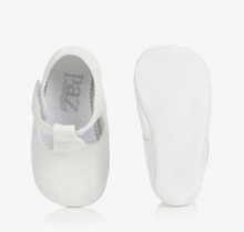 Load image into Gallery viewer, PAZ RODRIGUEZ Ivory Suede Leather Baby Pre-Walkers