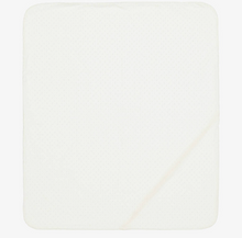 Load image into Gallery viewer, PAZ RODRIGUEZ Ivory Velour Baby Blanket (87cm)