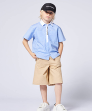 Load image into Gallery viewer, KARL LAGERFELD Boys Blue Cotton Striped Shirt