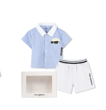 Load image into Gallery viewer, KARL LAGERFELD Ikonik Karl shorts set