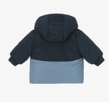 Load image into Gallery viewer, HUGO BOSS Baby Boys Blue Reversible Puffer Coat