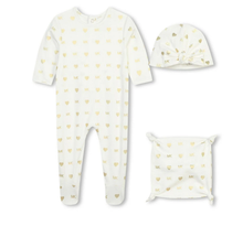 Load image into Gallery viewer, MICHAEL KORS monogram-print cotton babygrow set