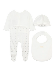 Load image into Gallery viewer, MICHAEL KORS logo-print cotton babygrow set