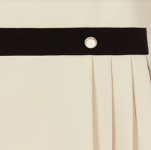 Load image into Gallery viewer, PATACHOU Girls Pale Beige & Black Pleated Dress