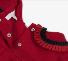 Load image into Gallery viewer, PATACHOU Girls Red Cotton Leggings Set with Ribbon Trim