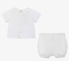 Load image into Gallery viewer, PAZ RODRIGUEZ Ivory Cotton Buster Suit