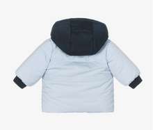 Load image into Gallery viewer, HUGO BOSS Baby Boys Blue Reversible Puffer Coat