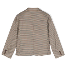 Load image into Gallery viewer, TRUSSARDI check-pattern single-breasted blazer