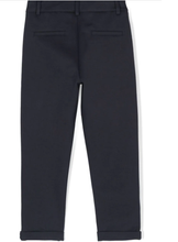 Load image into Gallery viewer, TRUSSARDI JUNIOR logo-embroidered straight-leg trousers