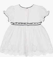 Load image into Gallery viewer, PATACHOU Baby Girls White Cotton Dress