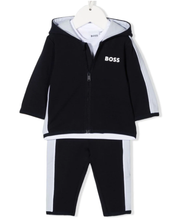 Load image into Gallery viewer, HUGO BOSS logo-print tracksuit set