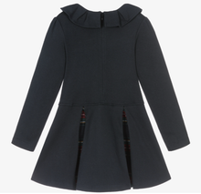 Load image into Gallery viewer, PATACHOU Girls Navy Blue Jersey Dress