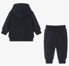 Load image into Gallery viewer, HUGO BOSS Boys Navy Blue Logo Tracksuit