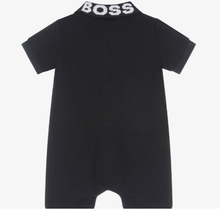 Load image into Gallery viewer, HUGO BOSS Baby Boys Blue Piqué Cotton Shortie