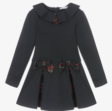 Load image into Gallery viewer, PATACHOU Girls Navy Blue Jersey Dress