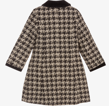 Load image into Gallery viewer, PATACHOU Girls Black Tweed Coat