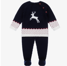 Load image into Gallery viewer, PAZ RODRIGUEZ Blue Wool 2 Piece Set