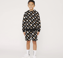 Load image into Gallery viewer, HUGO BOSS Boys Black Cotton Logo Hoodie