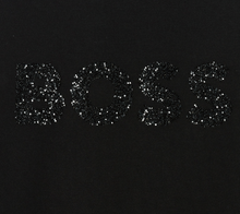 Load image into Gallery viewer, HUGO BOSS Black Glitter Logo Sweatshirt
