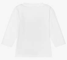 Load image into Gallery viewer, HUGO BOSS Boys White Logo Top