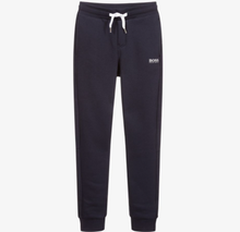 Load image into Gallery viewer, HUGO BOSS navy blue marl joggers