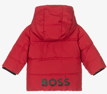 Load image into Gallery viewer, HUGO BOSS Baby Boys Red Puffer Jacket