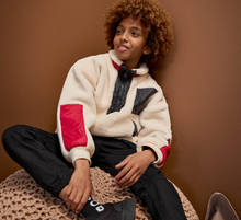 Load image into Gallery viewer, HUGO BOSS Boys Ivory Faux Fur Sweatshirt