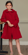 Load image into Gallery viewer, PATACHOU Girls Red Felted Coat