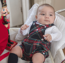 Load image into Gallery viewer, PATACHOU Boys Green Tartan Shortie