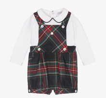 Load image into Gallery viewer, PATACHOU Boys Green Tartan Shortie