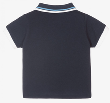 Load image into Gallery viewer, HUGO BOSS Baby Boys Blue Logo Polo Shirt